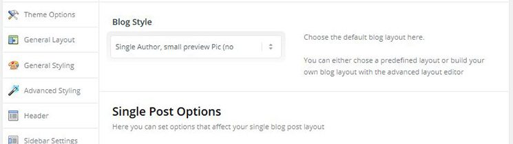 Blog Layout Enfold Theme