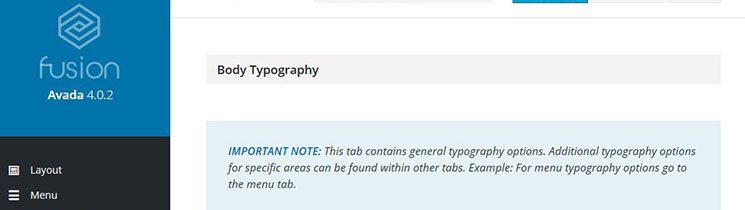 Typography-Options