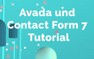 Avada und Contact Form 7 Tutorial