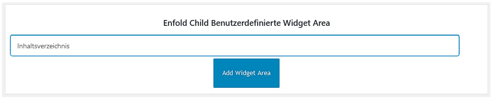 Neue-Widget-Aera-anlegen Neue Widget Area anlegen