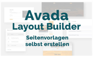Avada Layout Builder-Seitenvorlagen selbst erstellen