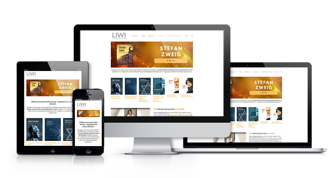 Liwi Verlag - Webdesign und Webentwicklung