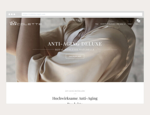 Webentwicklung Onlineshop Colette Royal