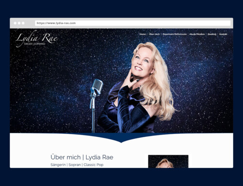 Website relaunch Lydia Rae.com