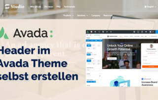 Full Site Editing im AVADA Theme