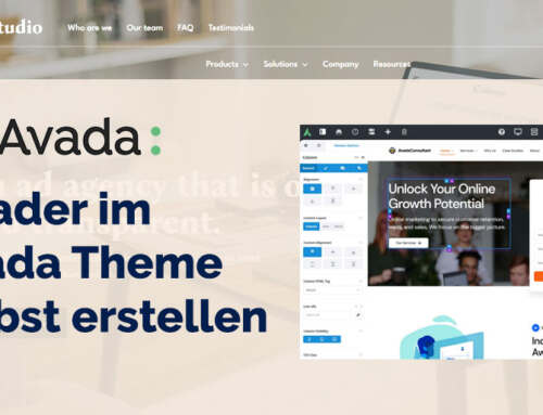 Full Site Editing im AVADA Theme