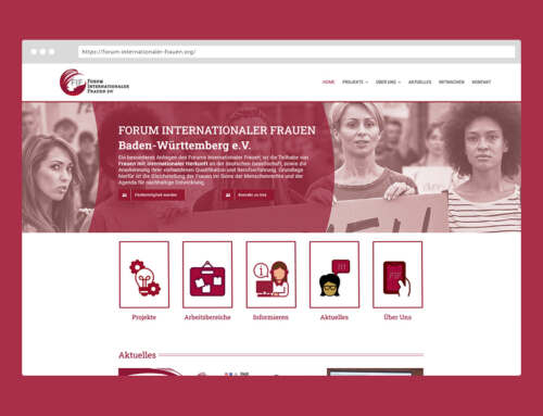 Webdesign Forum Internationaler Frauen