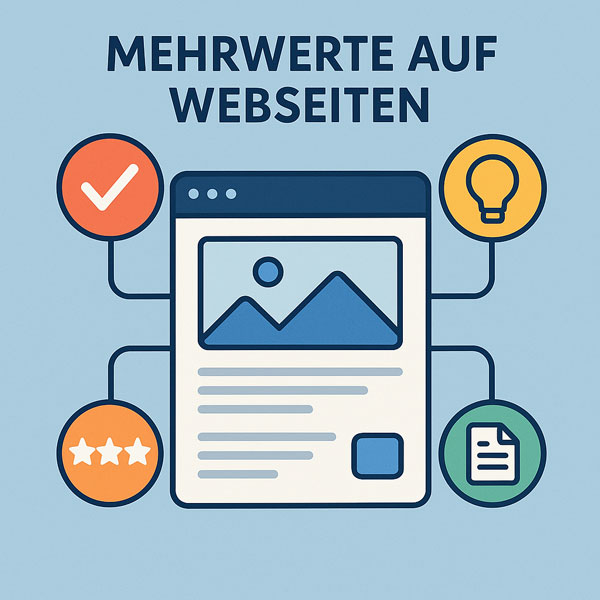 Schaffe Mehrwerte auf deiner Webseite